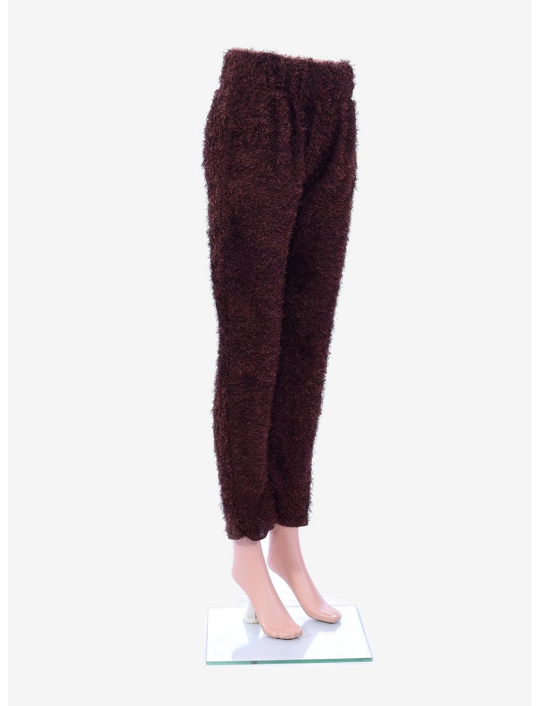 Furry Brown Costume Leggings, BROWN, hi-res