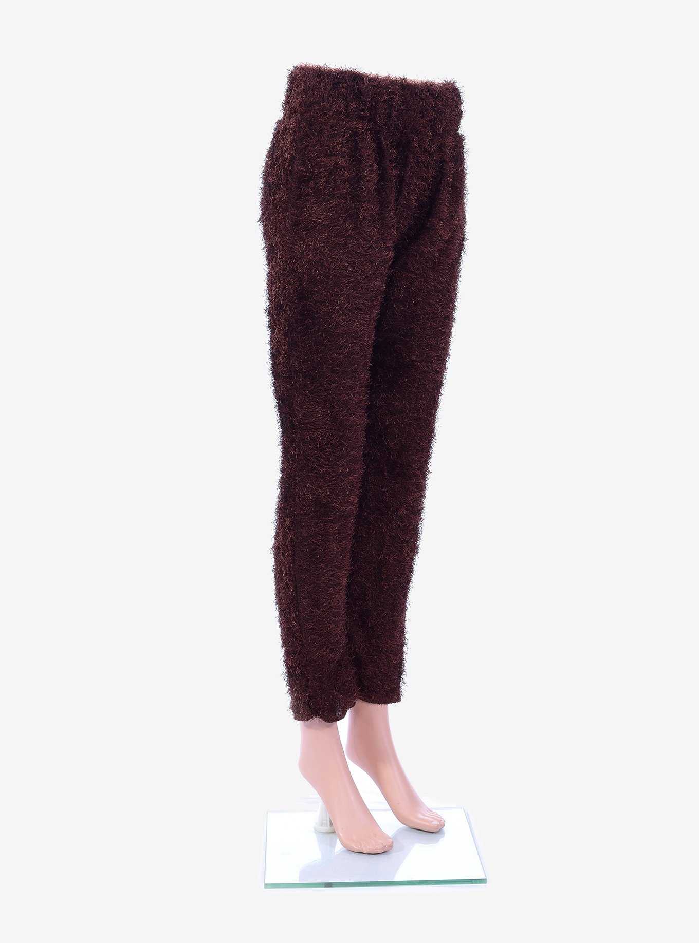 Furry Brown Costume Leggings, , hi-res