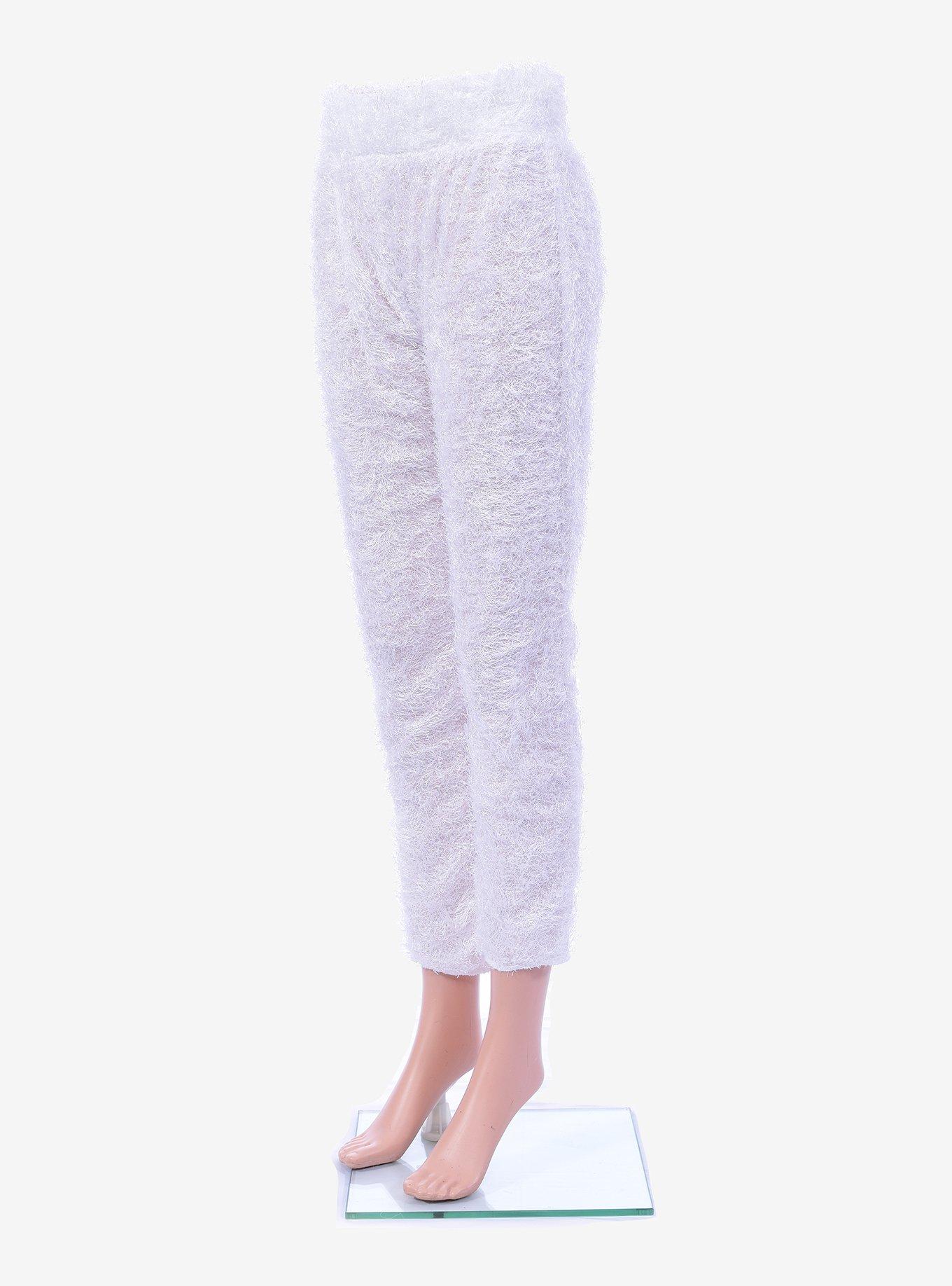 Furry White Costume Leggings, BRIGHT WHITE, hi-res