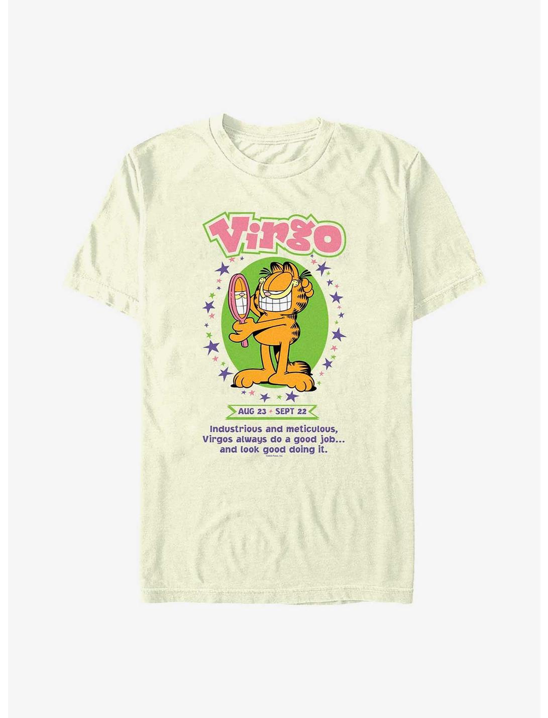 Garfield Virgo Horoscope T-Shirt, NATURAL, hi-res