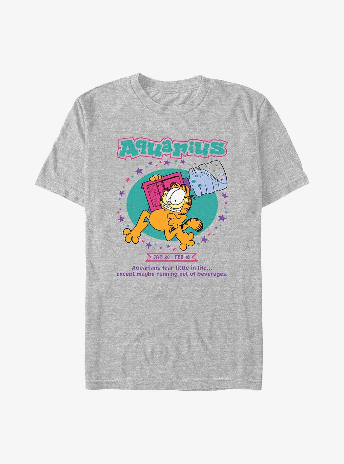 Garfield Aquarius Horoscope T-Shirt, , hi-res