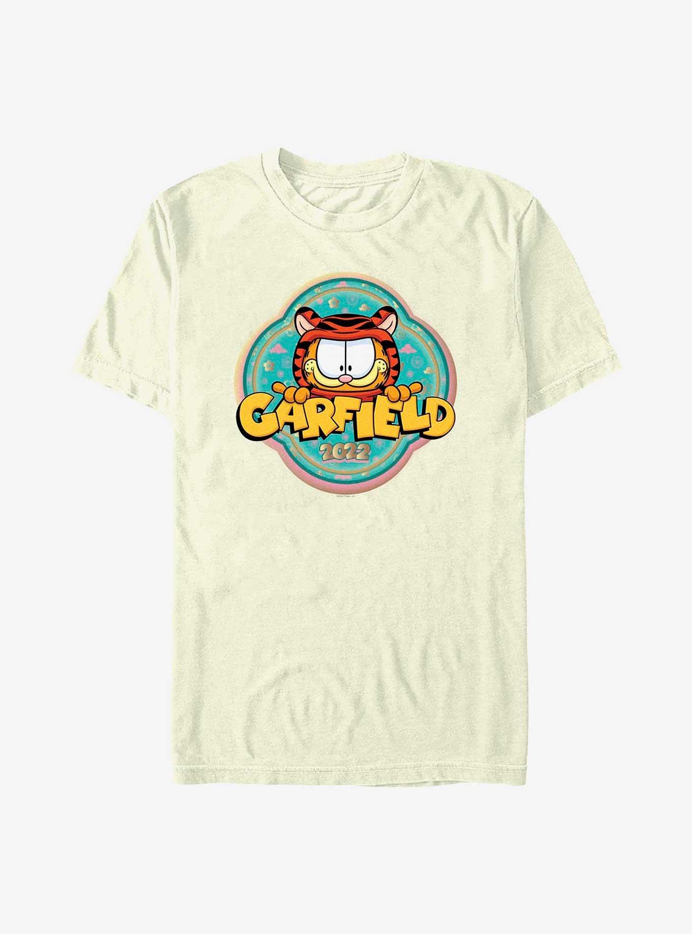 Garfield Tiger Badge T-Shirt, , hi-res