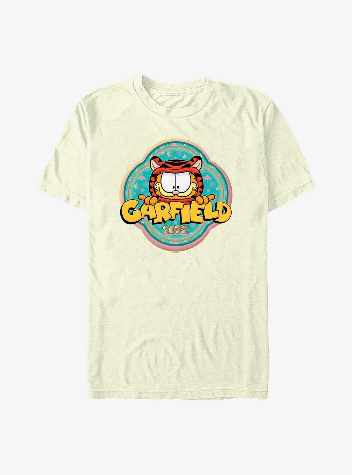 Garfield Tiger Badge T-Shirt, , hi-res