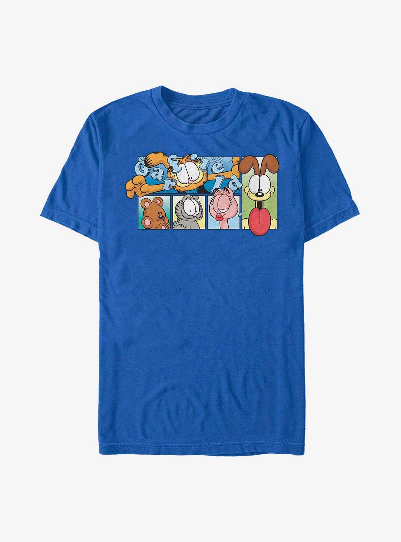 Hot Topic Garfield and Friends T-Shirt Blue