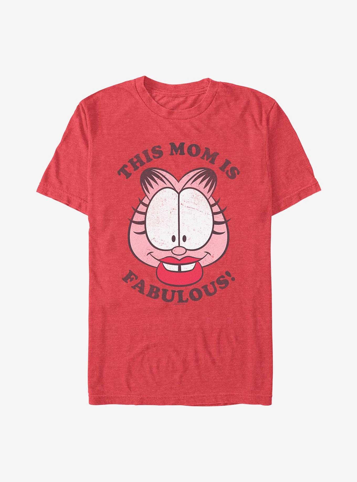 Garfield Arlene This Mom Is Fabulous T-Shirt, RED HTR, hi-res