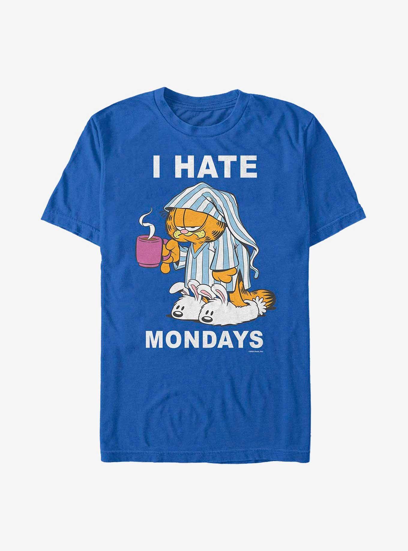 Garfield I Hate Mondays T-Shirt, ROYAL, hi-res