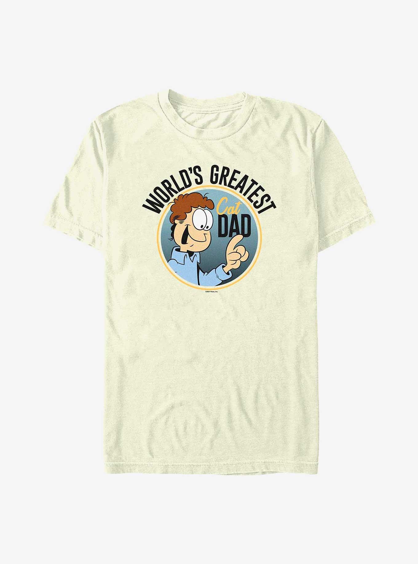 Garfield Jon World's Greatest Dad T-Shirt, NATURAL, hi-res