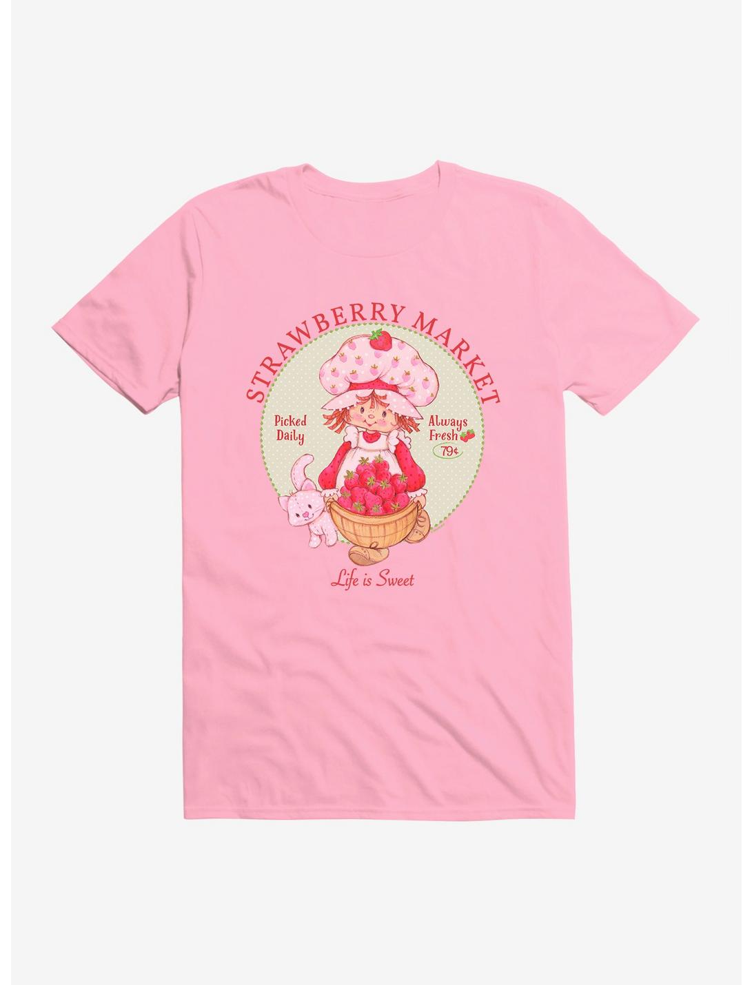 Strawberry Shortcake Strawberry Market T-Shirt, LIGHT PINK, hi-res