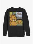 Garfield Window Talk Sweatshirt, BLACK, hi-res