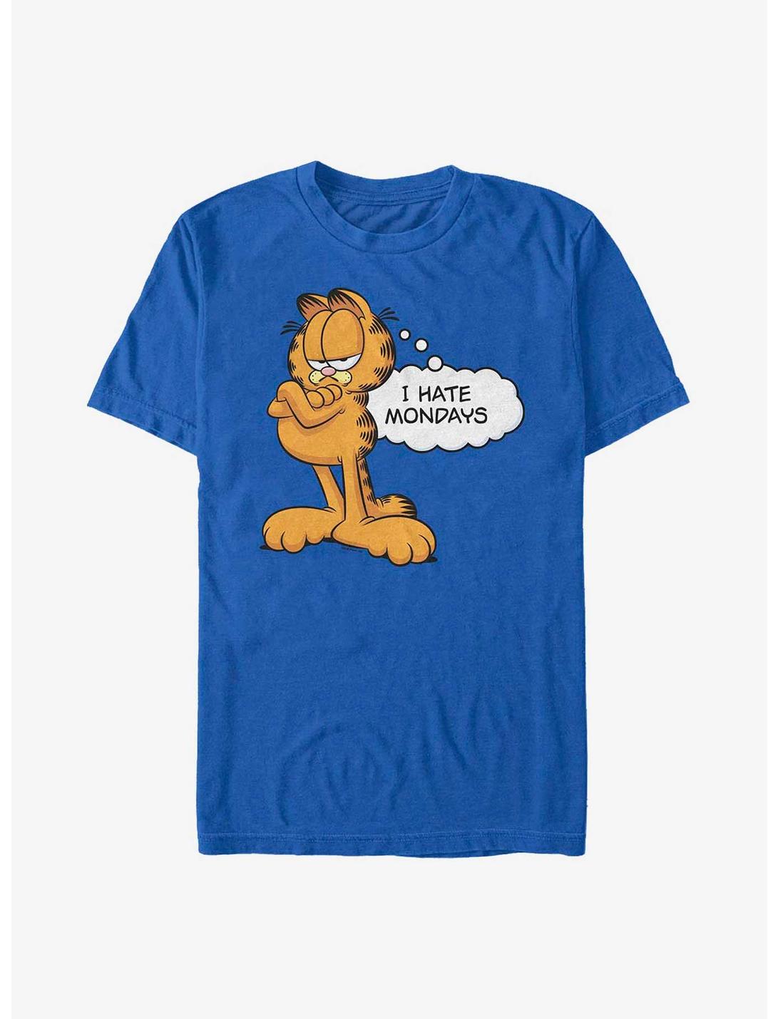 Garfield I Hate Mondays T-Shirt, ROYAL, hi-res