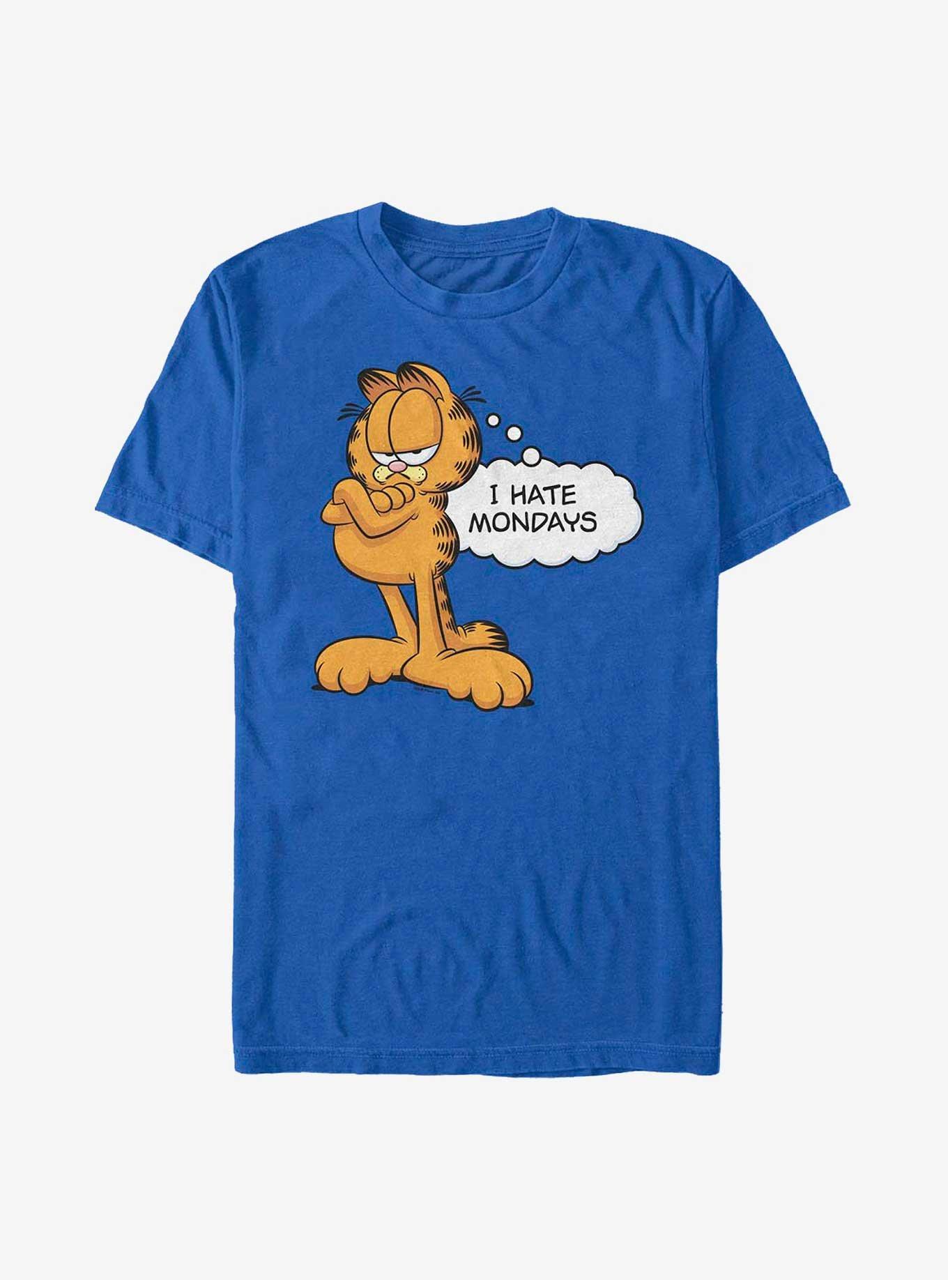 Garfield I Hate Mondays T-Shirt, ROYAL, hi-res