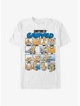 Garfield Emotions Of Garfield T-Shirt, WHITE, hi-res