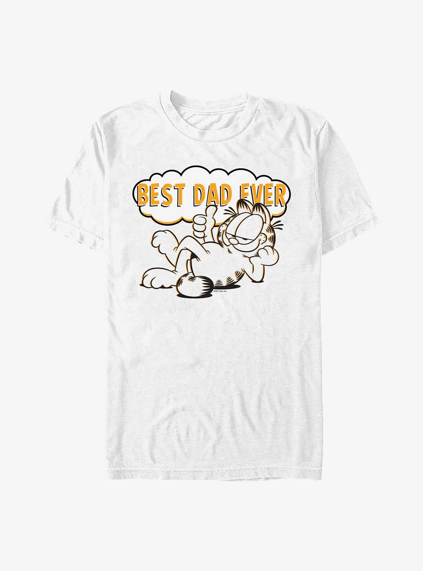 Garfield Number One Dad T-Shirt, WHITE, hi-res