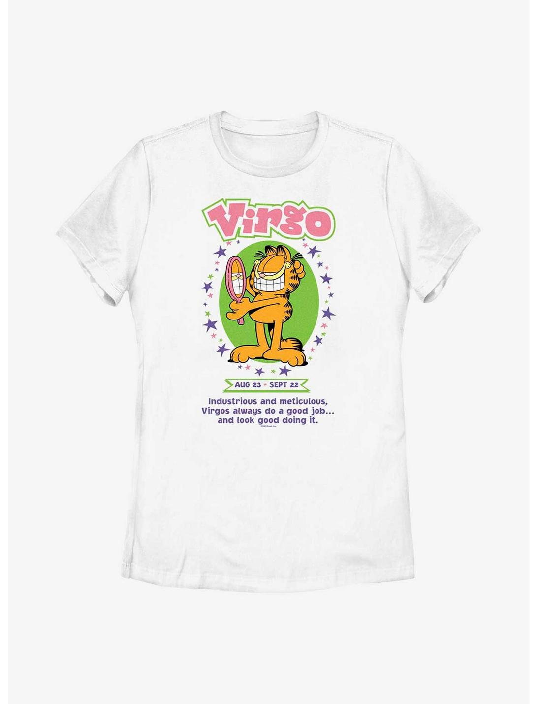 Garfield Virgo Horoscope Women's T-Shirt, WHITE, hi-res