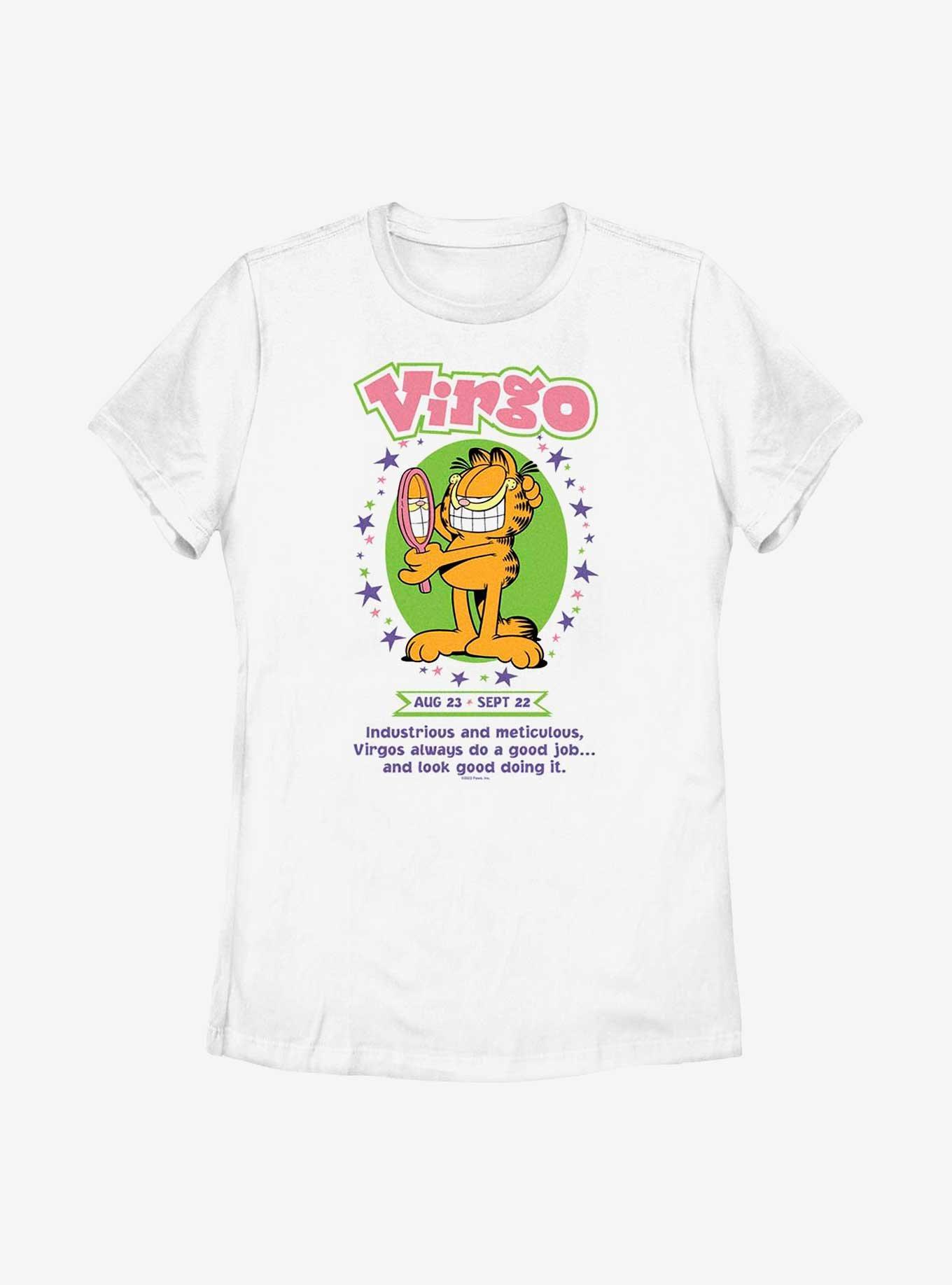 Garfield Virgo Horoscope Women's T-Shirt, WHITE, hi-res