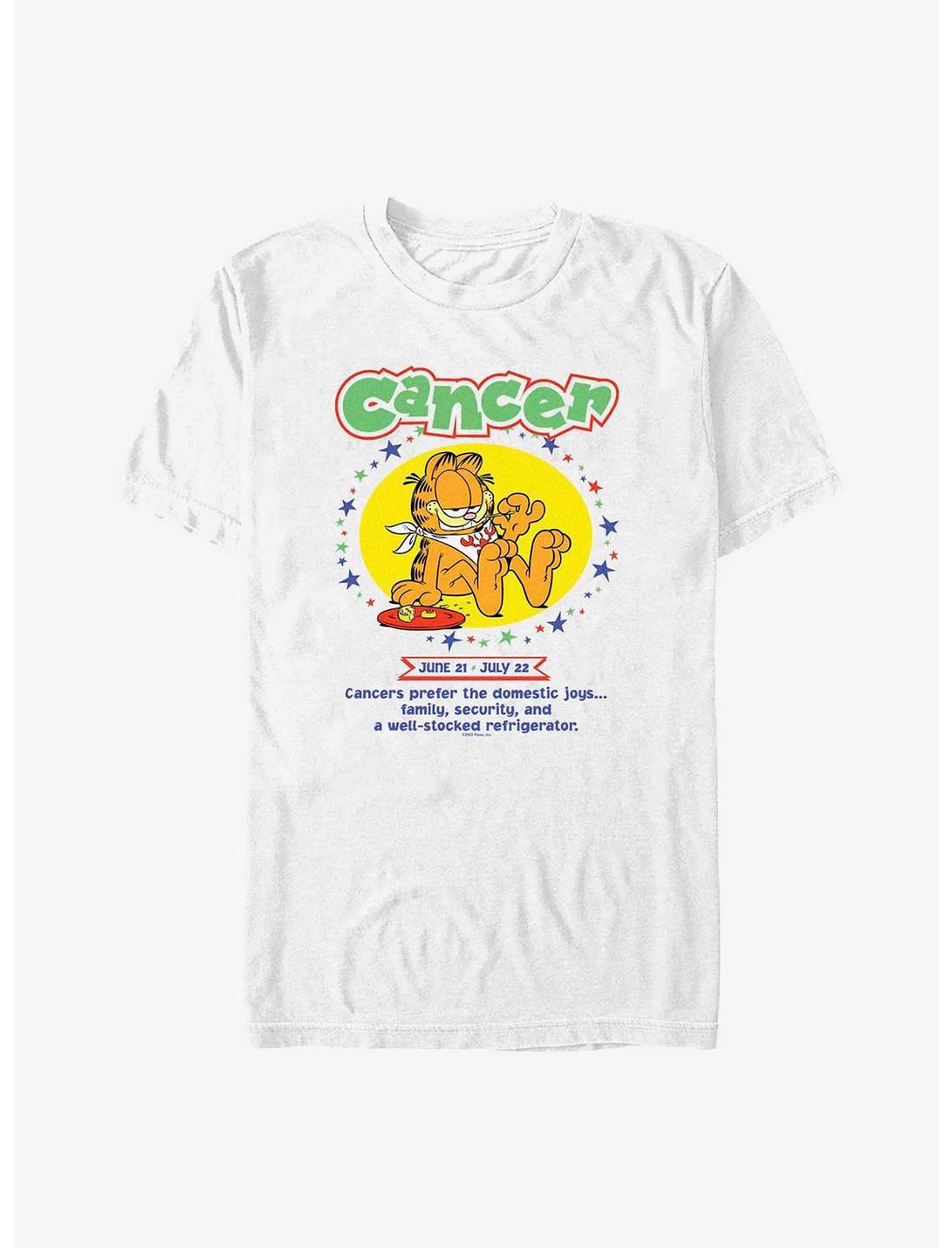 Garfield Cancer Horoscope T-Shirt, WHITE, hi-res