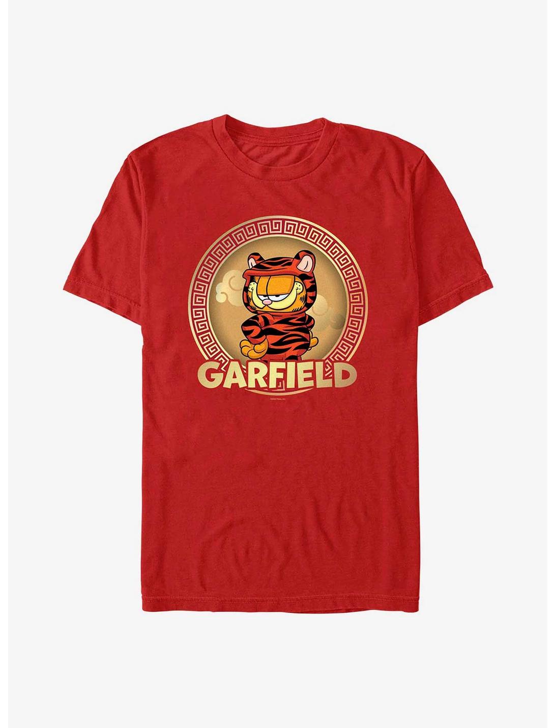 Garfield Confident Tiger T-Shirt, RED, hi-res
