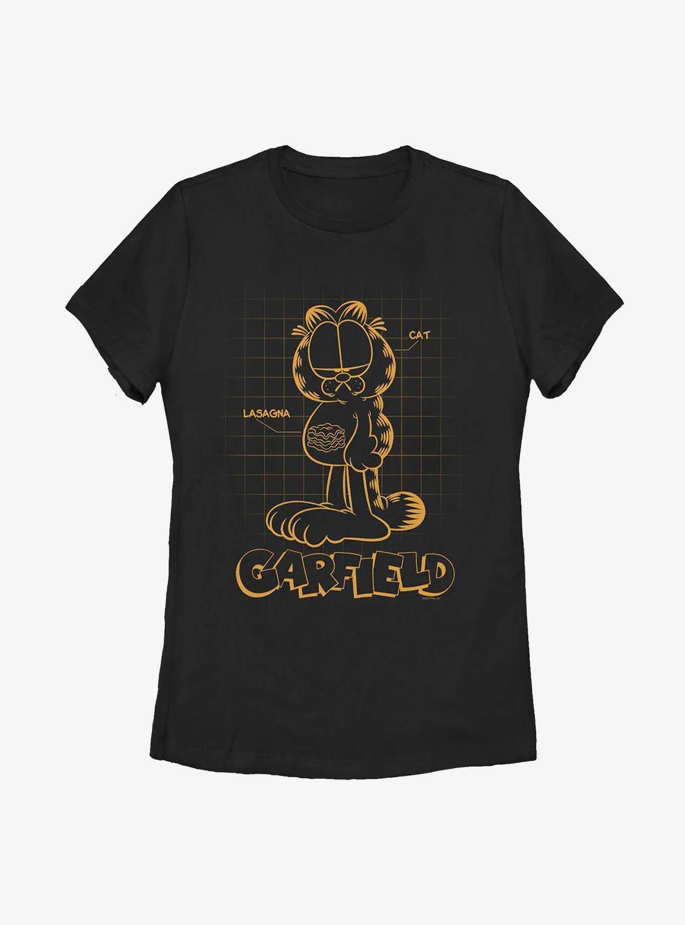 Garfield Cat Schematic Women's T-Shirt, , hi-res