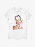 Garfield Watercolor Tabby Women's T-Shirt, WHITE, hi-res