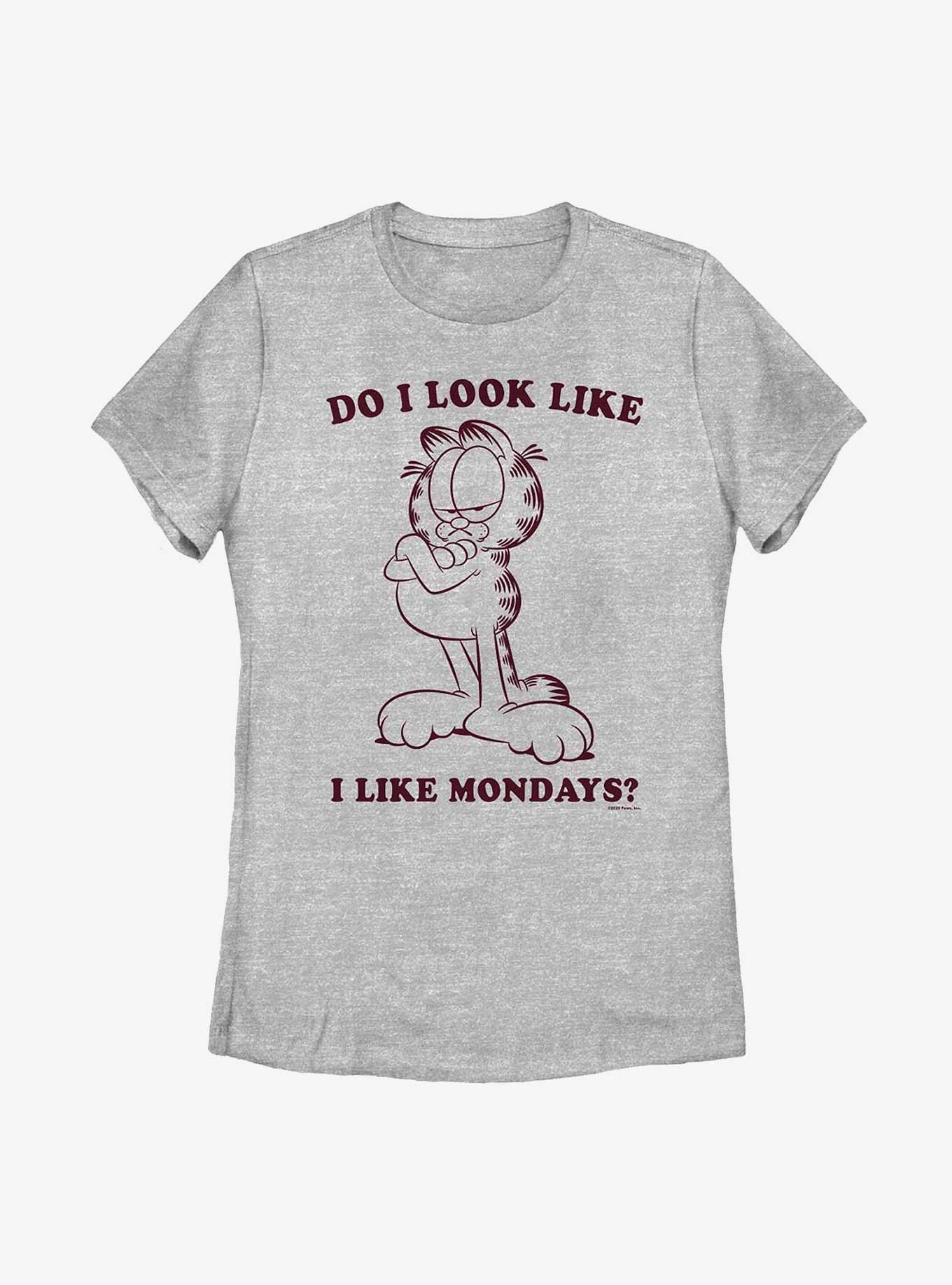 Garfield Do I Look Like I Like Mondays Women's T-Shirt, ATH HTR, hi-res