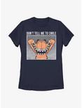Garfield Don't Tell Me To Smile Women's T-Shirt, NAVY, hi-res