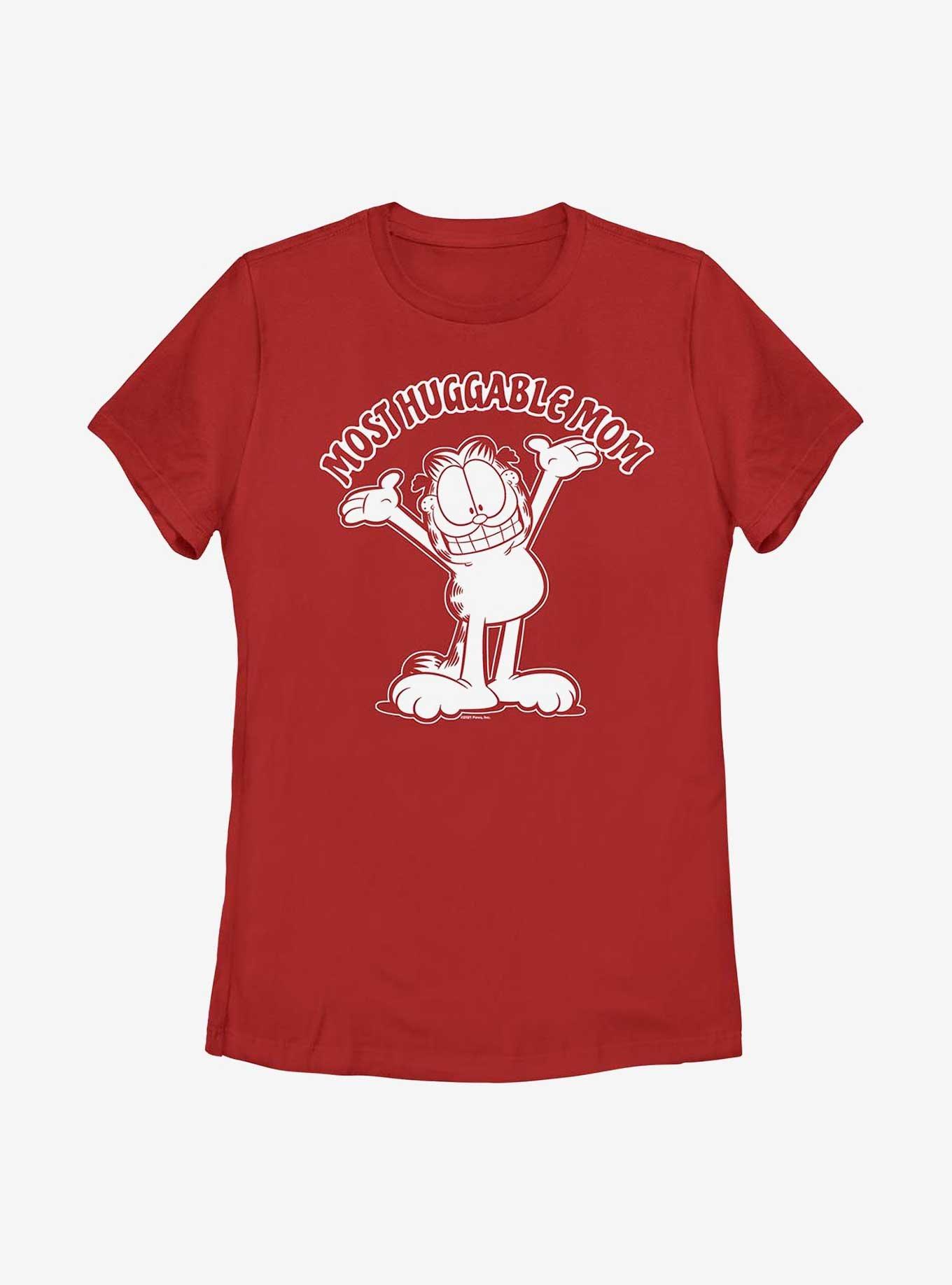 Garfield Most Huggable Mom Women's T-Shirt, RED, hi-res