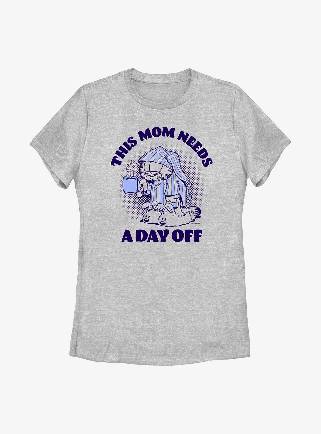 Garfield This Mom Needs A Day Off Women's T-Shirt, ATH HTR, hi-res