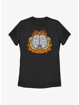 Garfield Pumpkin Face Fill Women's T-Shirt, , hi-res