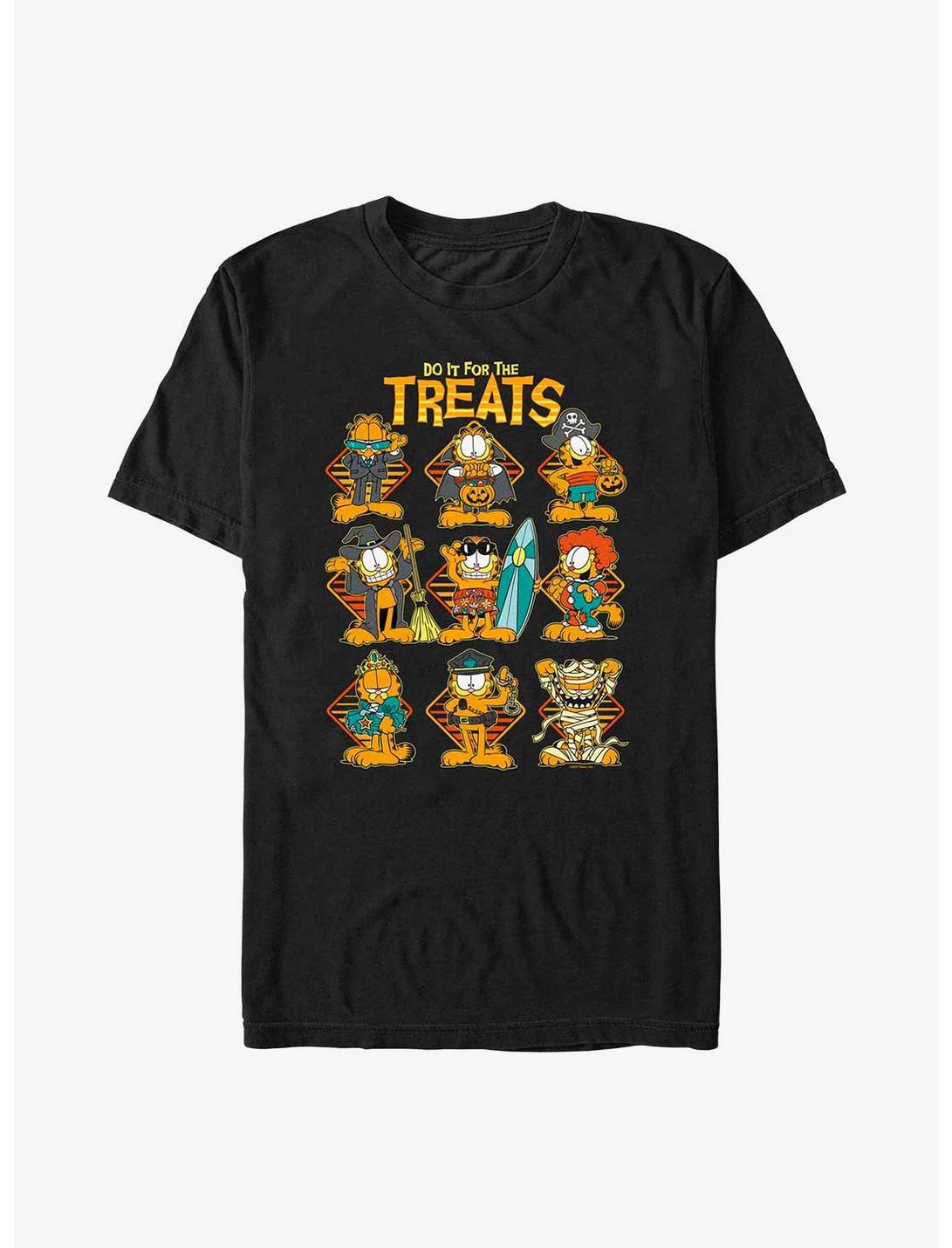 Garfield For The Treats T-Shirt, BLACK, hi-res