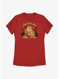 Garfield Here For Pie Women's T-Shirt, RED, hi-res