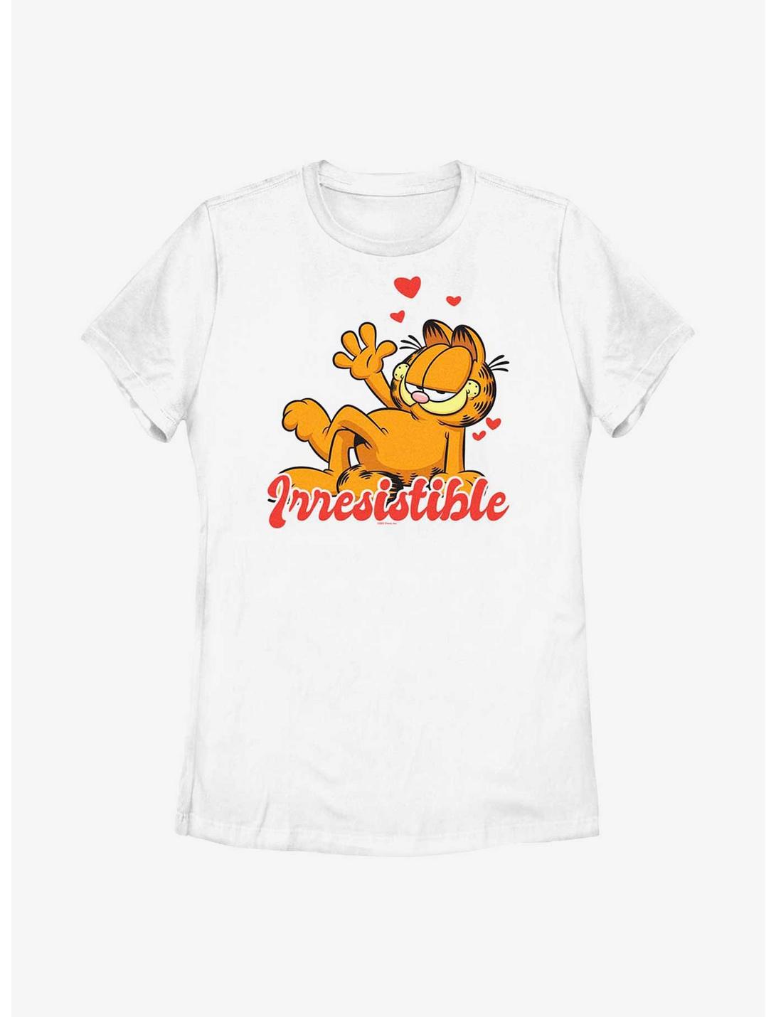 Garfield Irresistible Garfield Women's T-Shirt, WHITE, hi-res