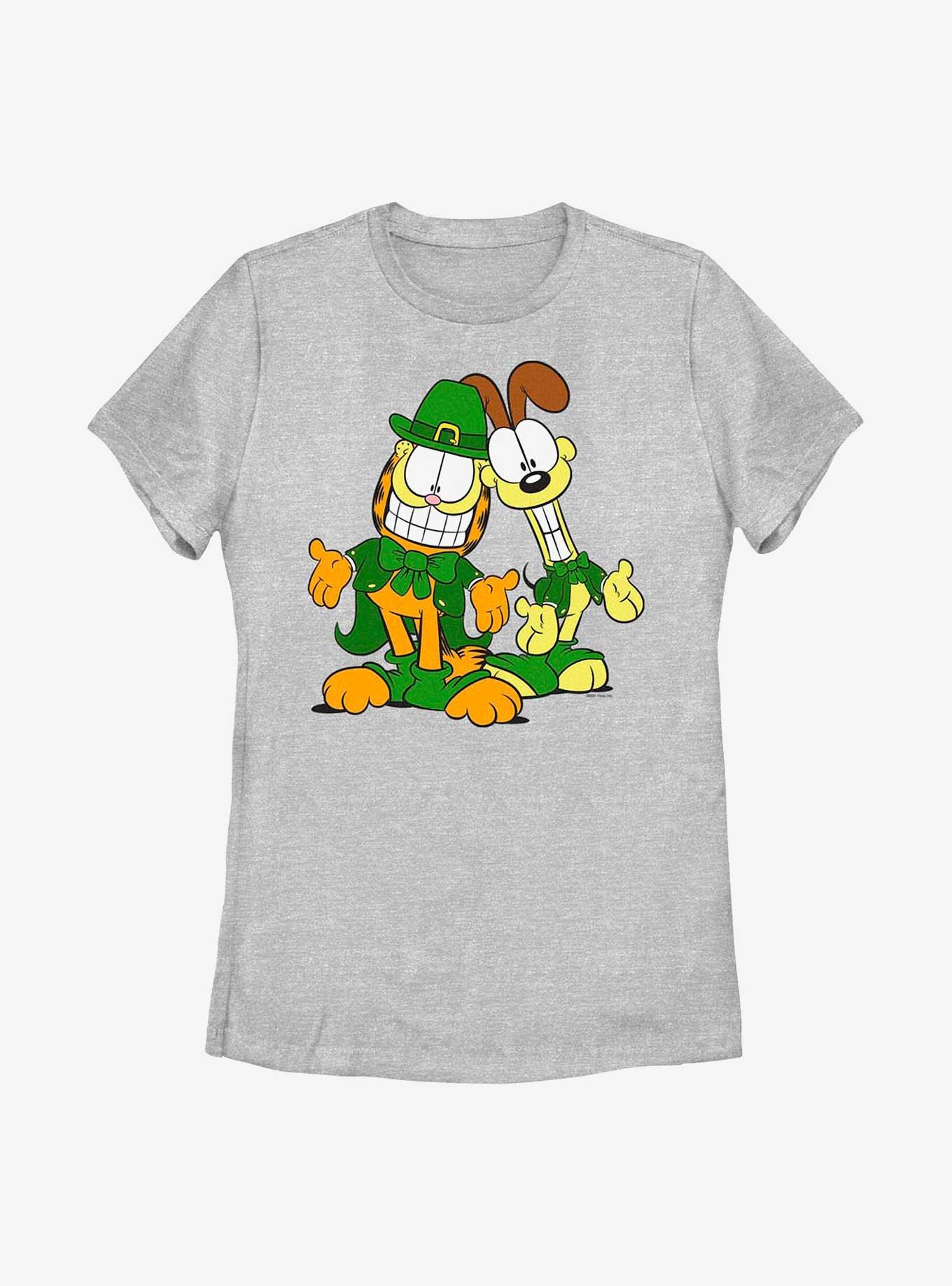 Garfield Leprechaun Duo Women's T-Shirt, ATH HTR, hi-res