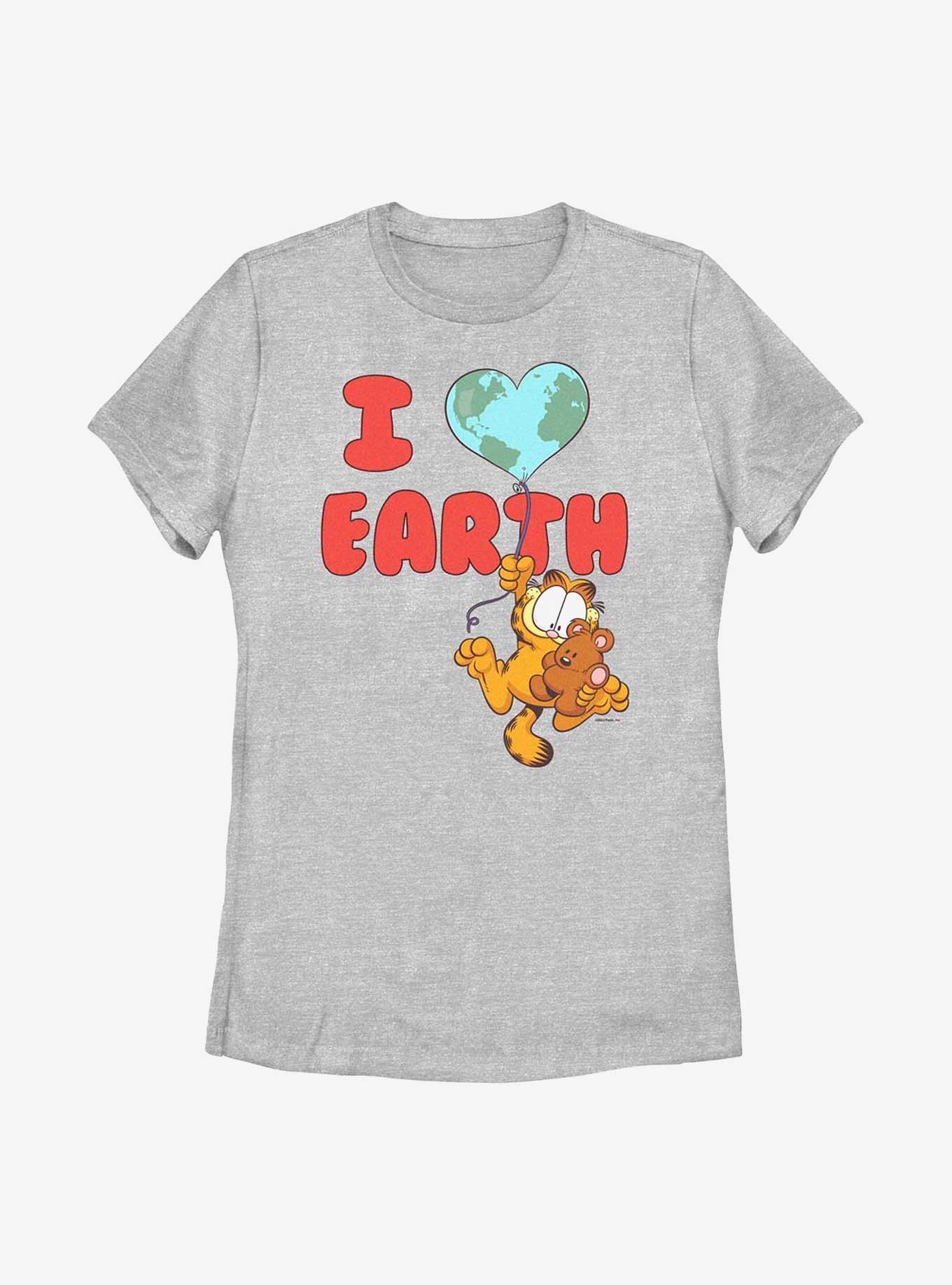 Garfield I Heart Earth Women's T-Shirt, ATH HTR, hi-res