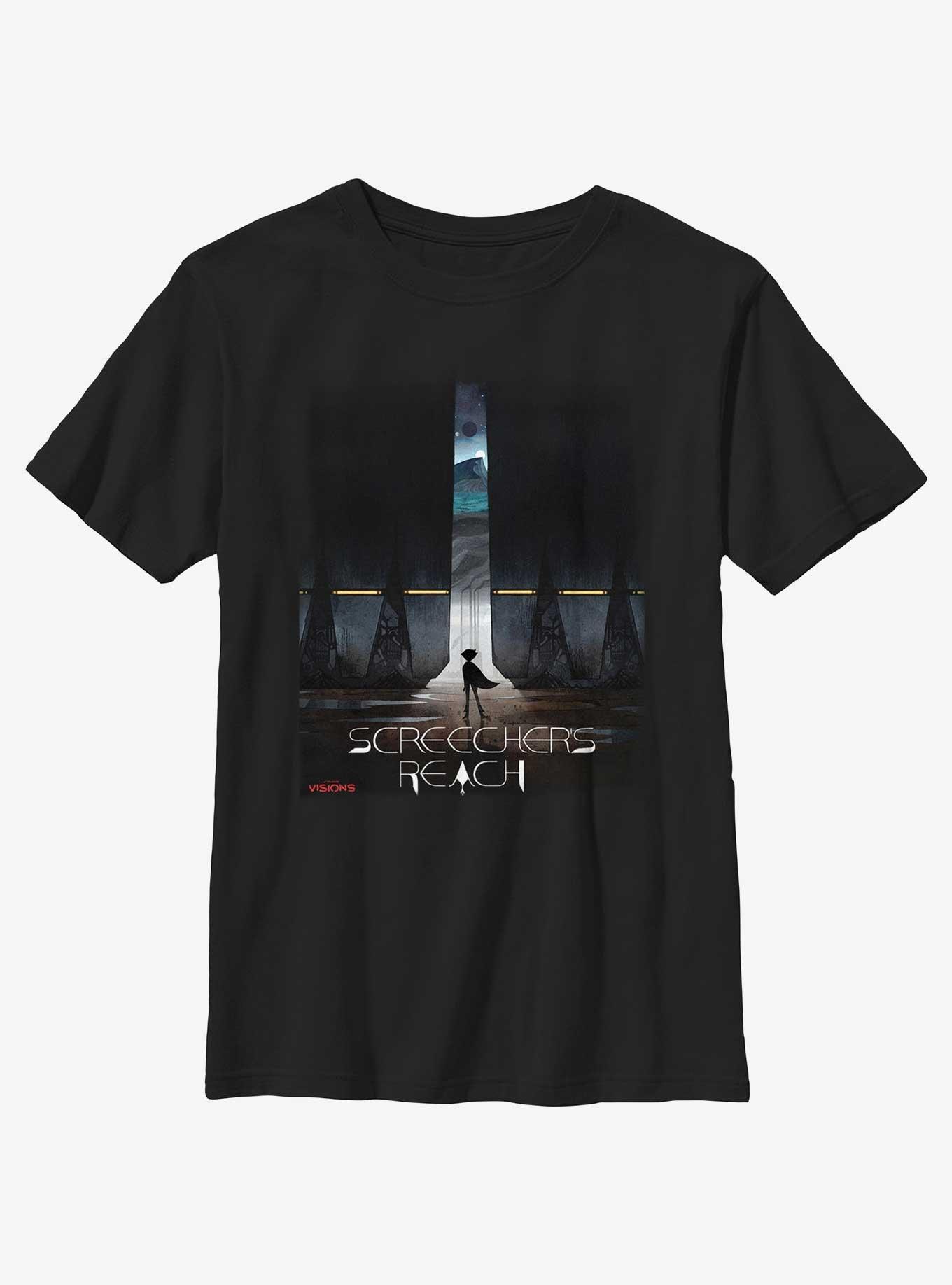 Star Wars: Visions Screecher's Reach Poster Youth T-Shirt, , hi-res