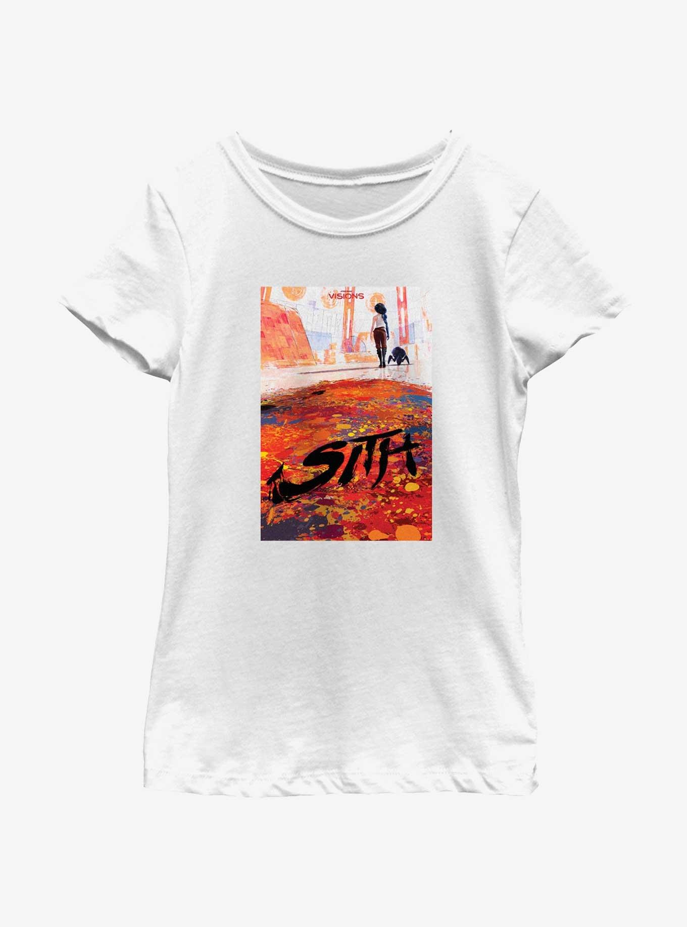 Star Wars: Visions Sith Poster Youth Girls T-Shirt, WHITE, hi-res