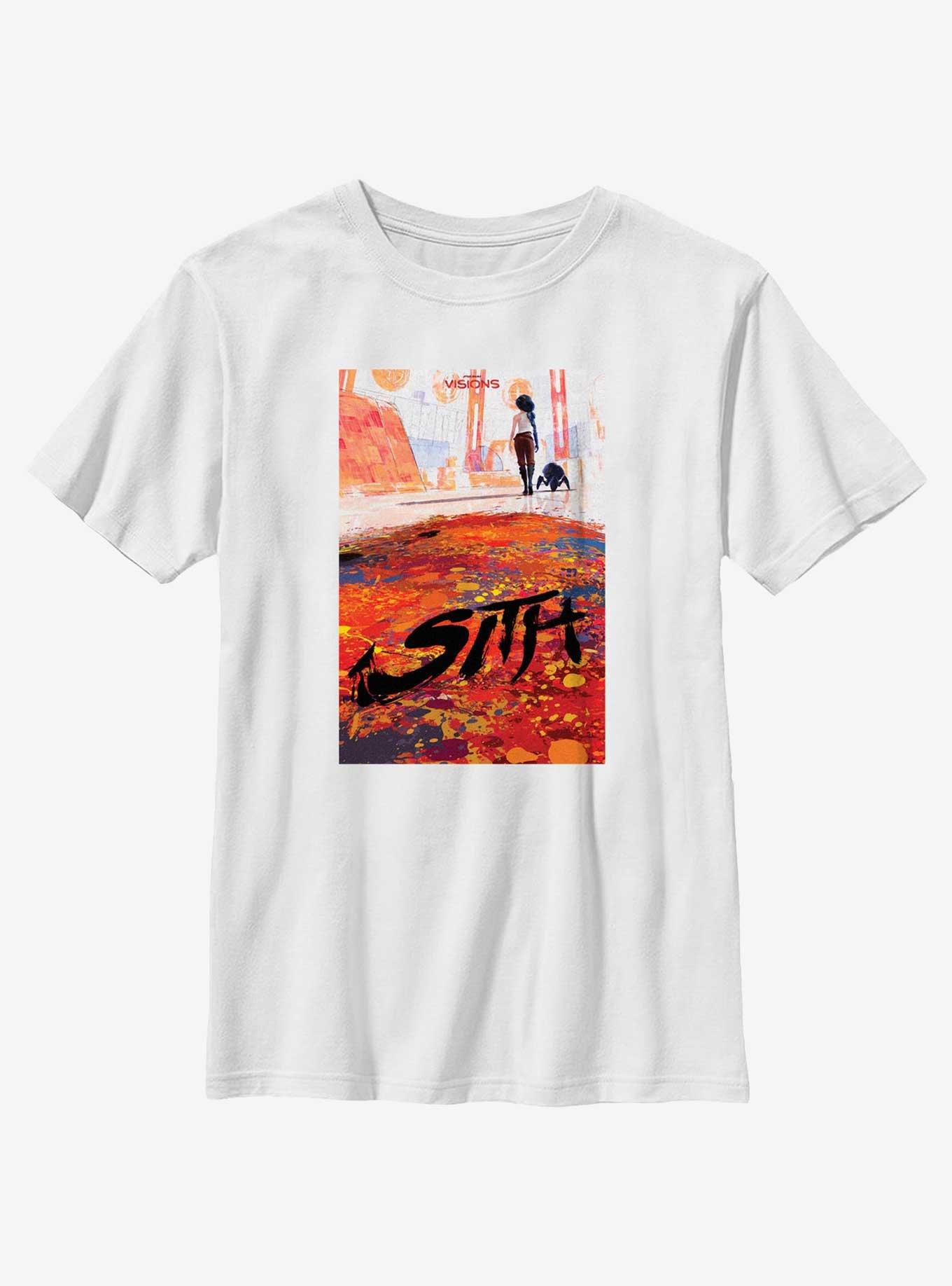 Star Wars: Visions Sith Poster Youth T-Shirt, WHITE, hi-res