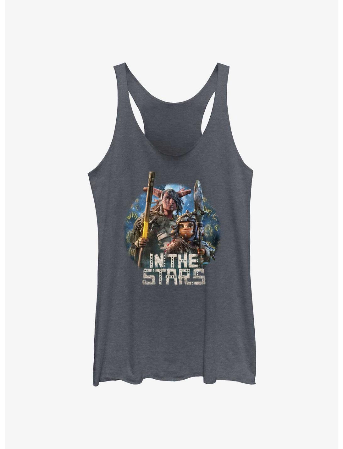 Star Wars: Visions In The Stars Womens Tank Top, NAVY HTR, hi-res