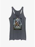 Star Wars: Visions In The Stars Poster Womens Tank Top, NAVY HTR, hi-res