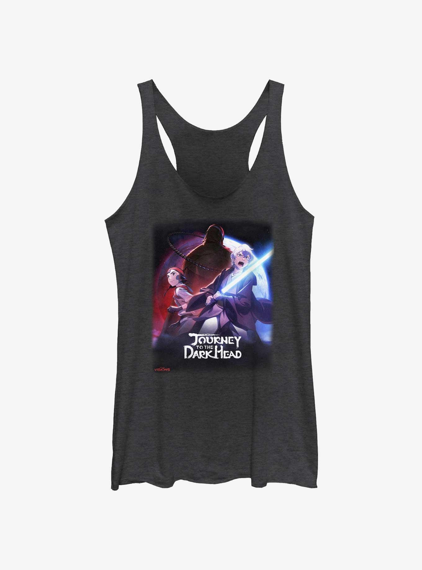 Star Wars: Visions Journey To The Dark Head Poster Womens Tank Top
