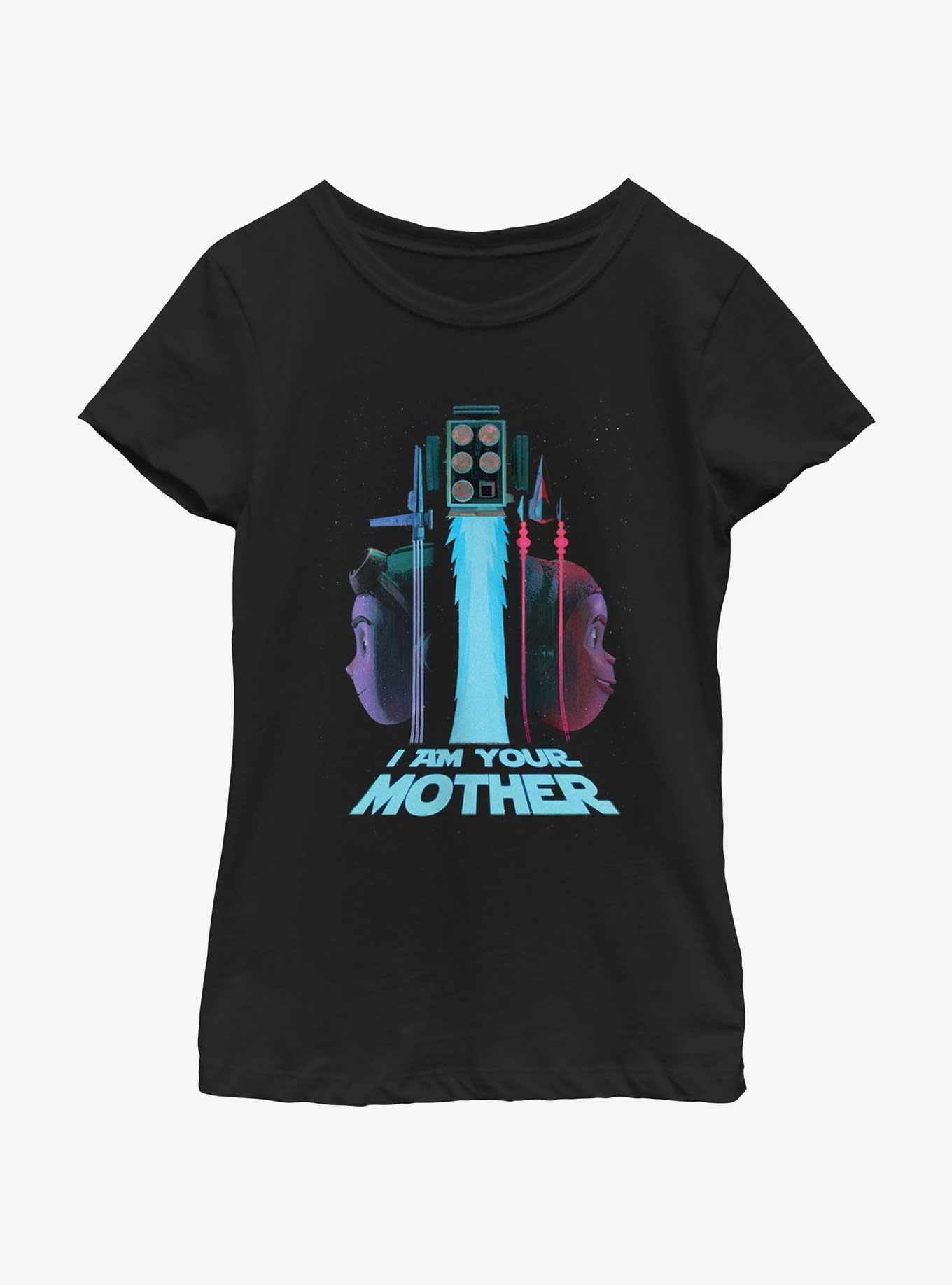 Star Wars: Visions I Am Your Mother Youth Girls T-Shirt, BLACK, hi-res