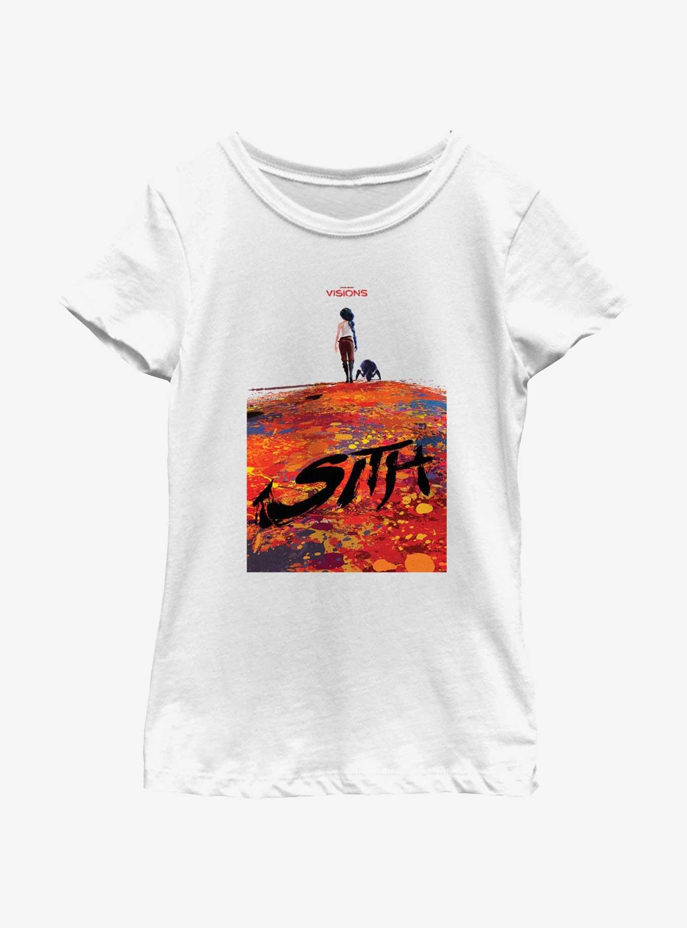 Star Wars: Visions Sith Poster Youth Girls T-Shirt, WHITE, hi-res