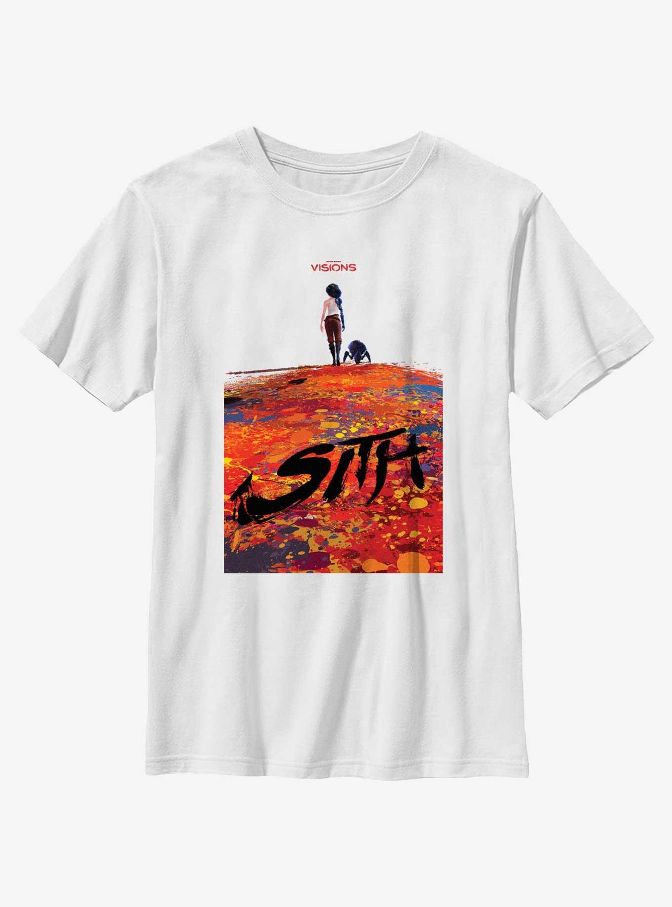 Star Wars: Visions Sith Poster Youth T-Shirt, WHITE, hi-res