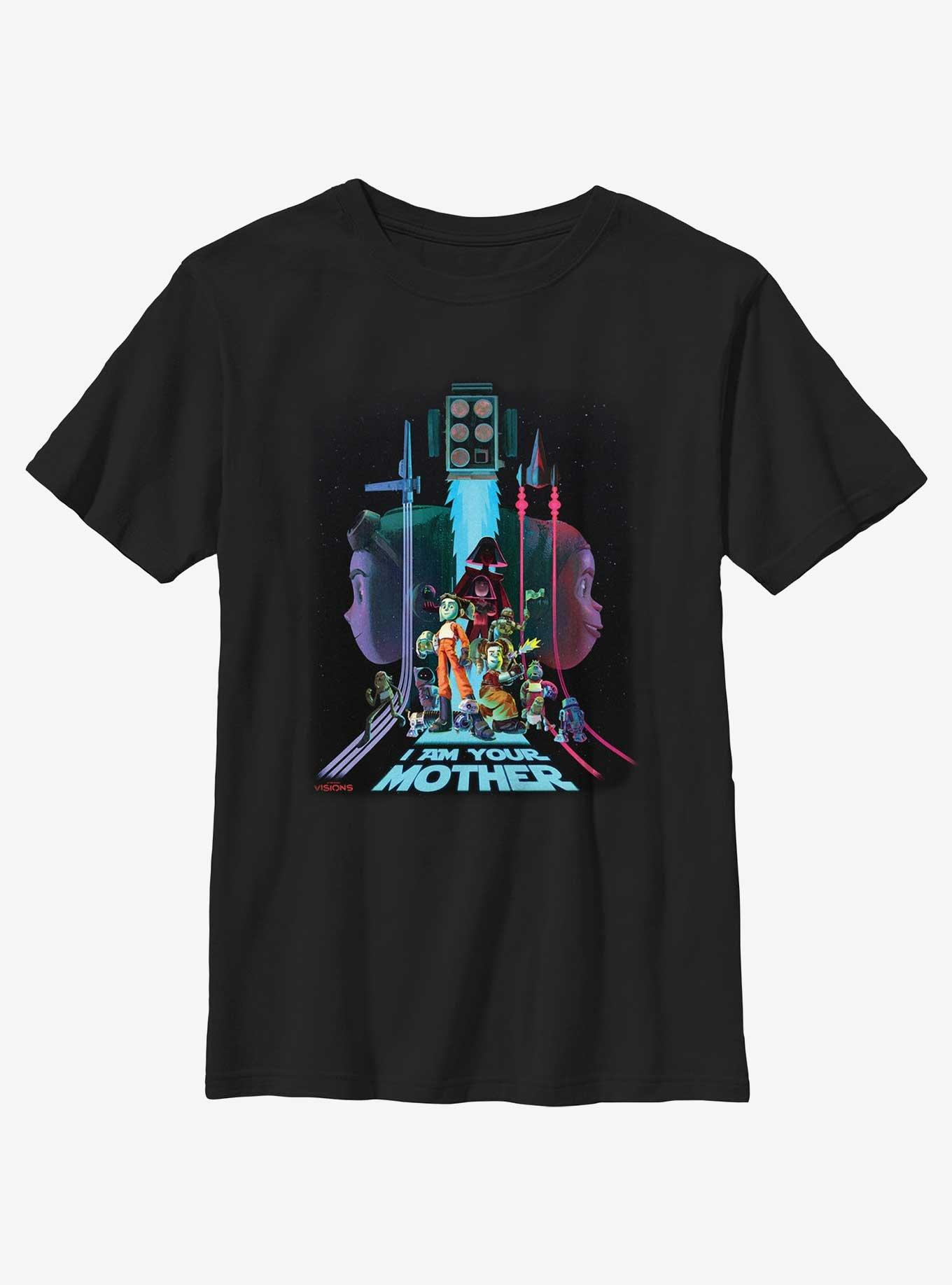 Star Wars: Visions I Am Your Mother Youth T-Shirt, BLACK, hi-res