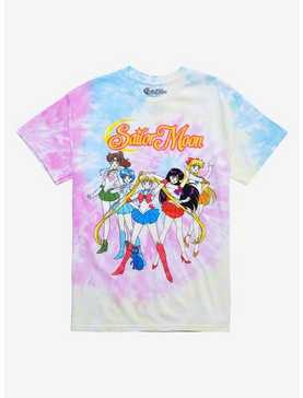 Sailor Moon Inner Scouts Glitter Tie-Dye Boyfriend Fit Girls T-Shirt, , hi-res