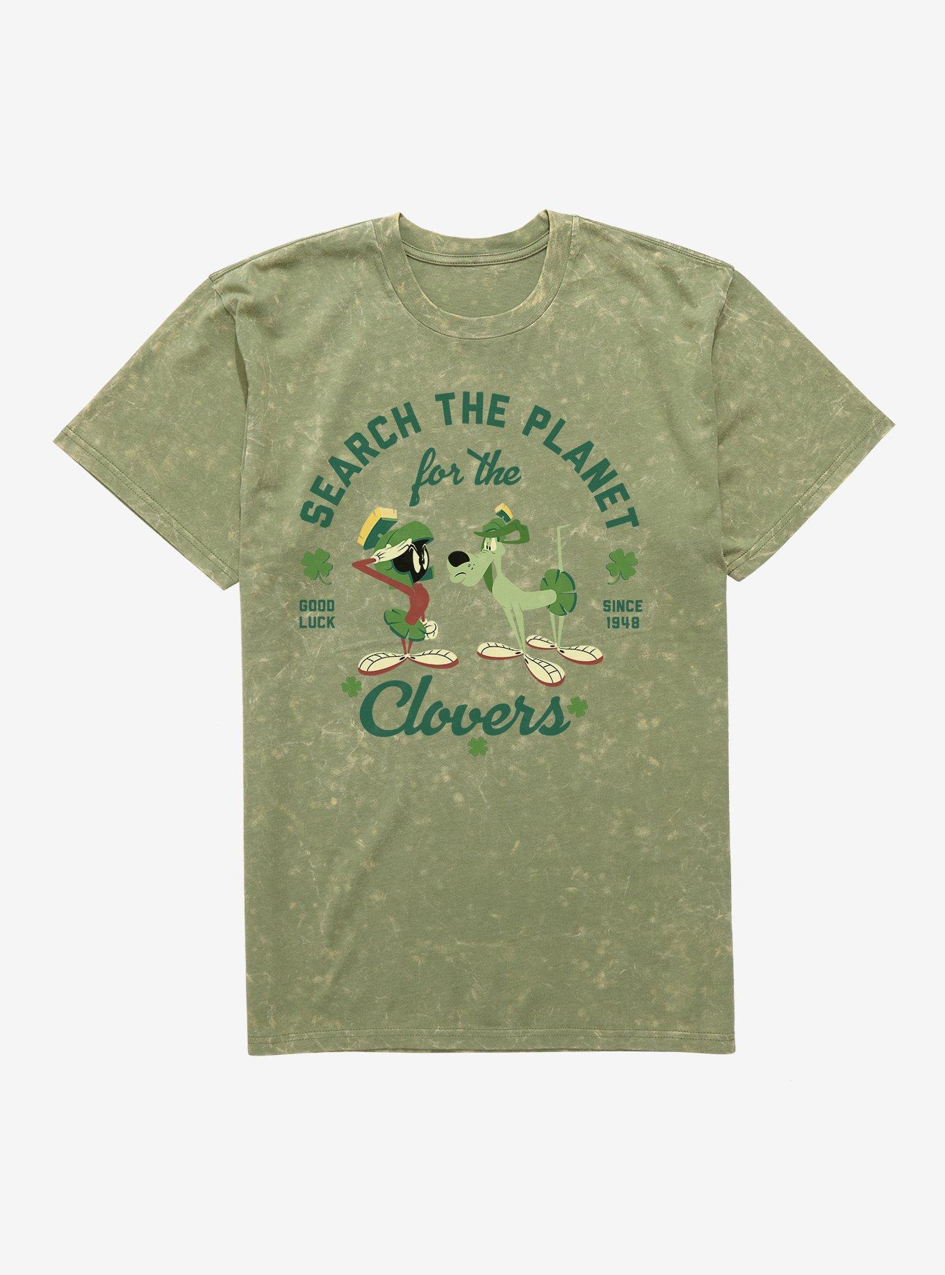 Looney Tunes Search For Clovers Mineral Wash T-Shirt, , hi-res