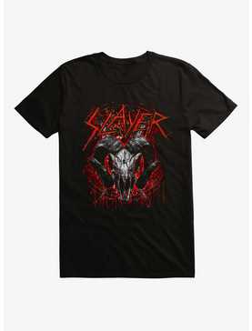Slayer Goat Skull Extra Soft T-Shirt, , hi-res
