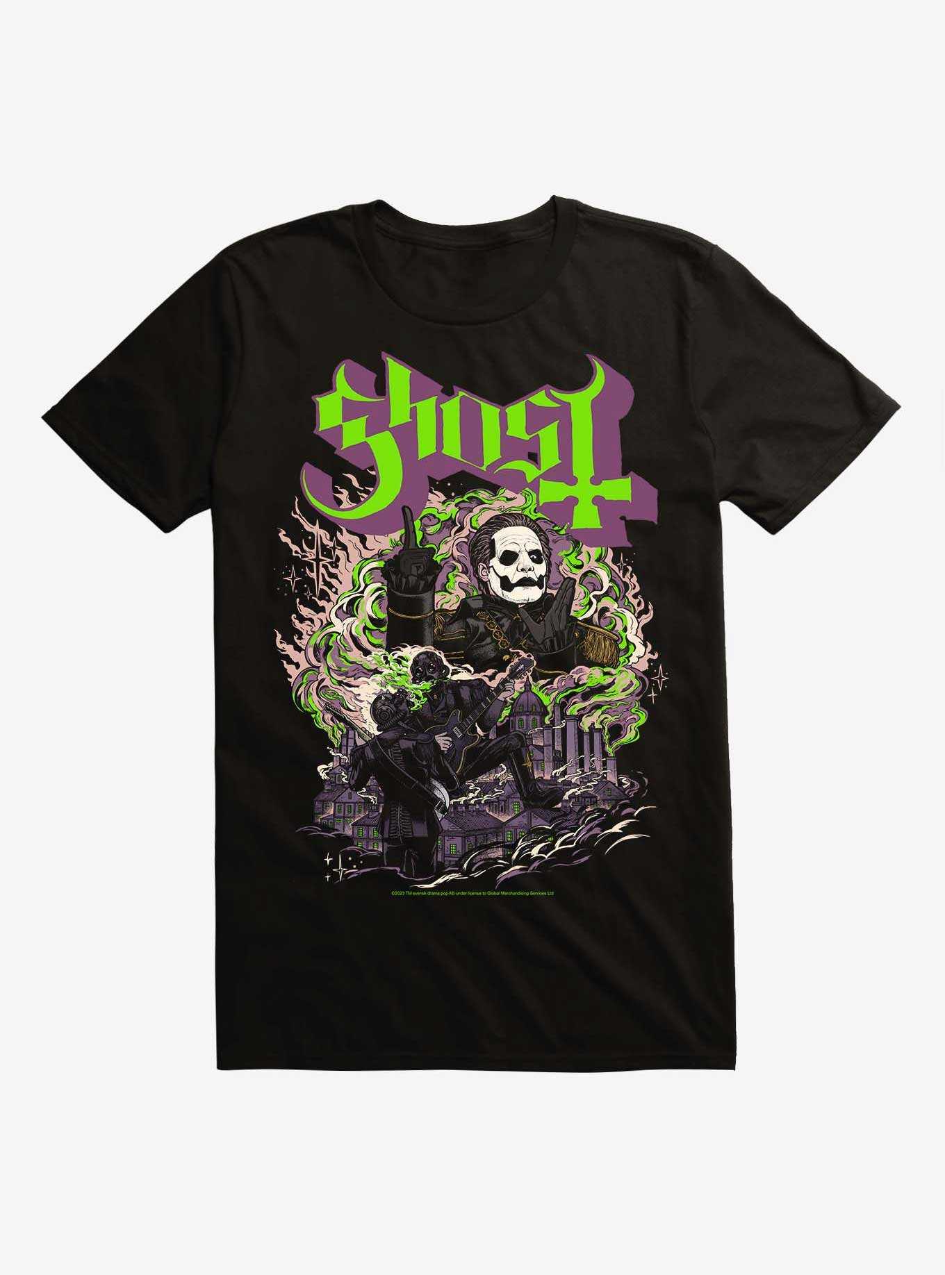 Ghost Smoke Stacks Extra Soft T-Shirt, , hi-res