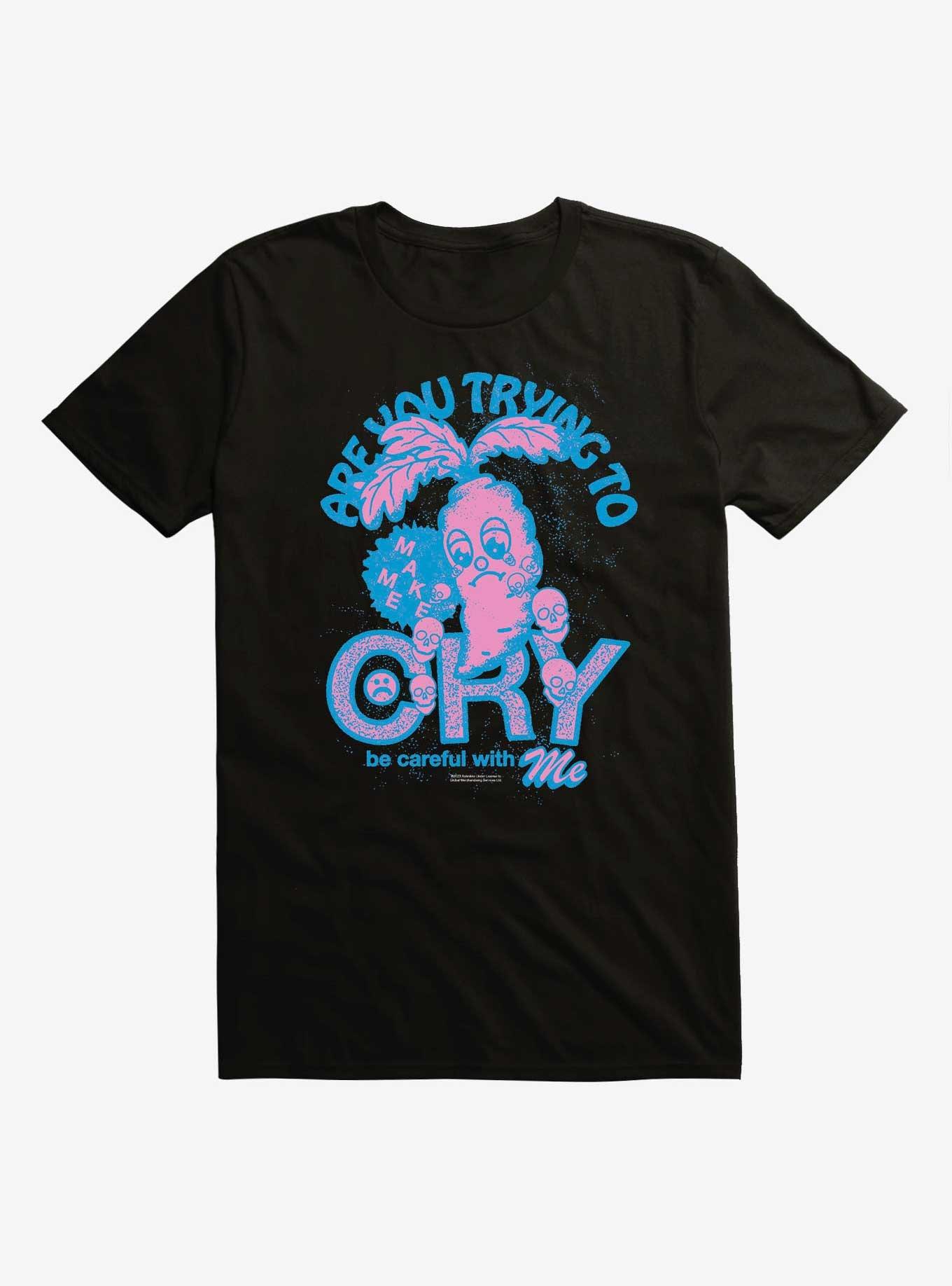 Ashnikko Trying To Make Me Cry Extra Soft T-Shirt, BLACK, hi-res