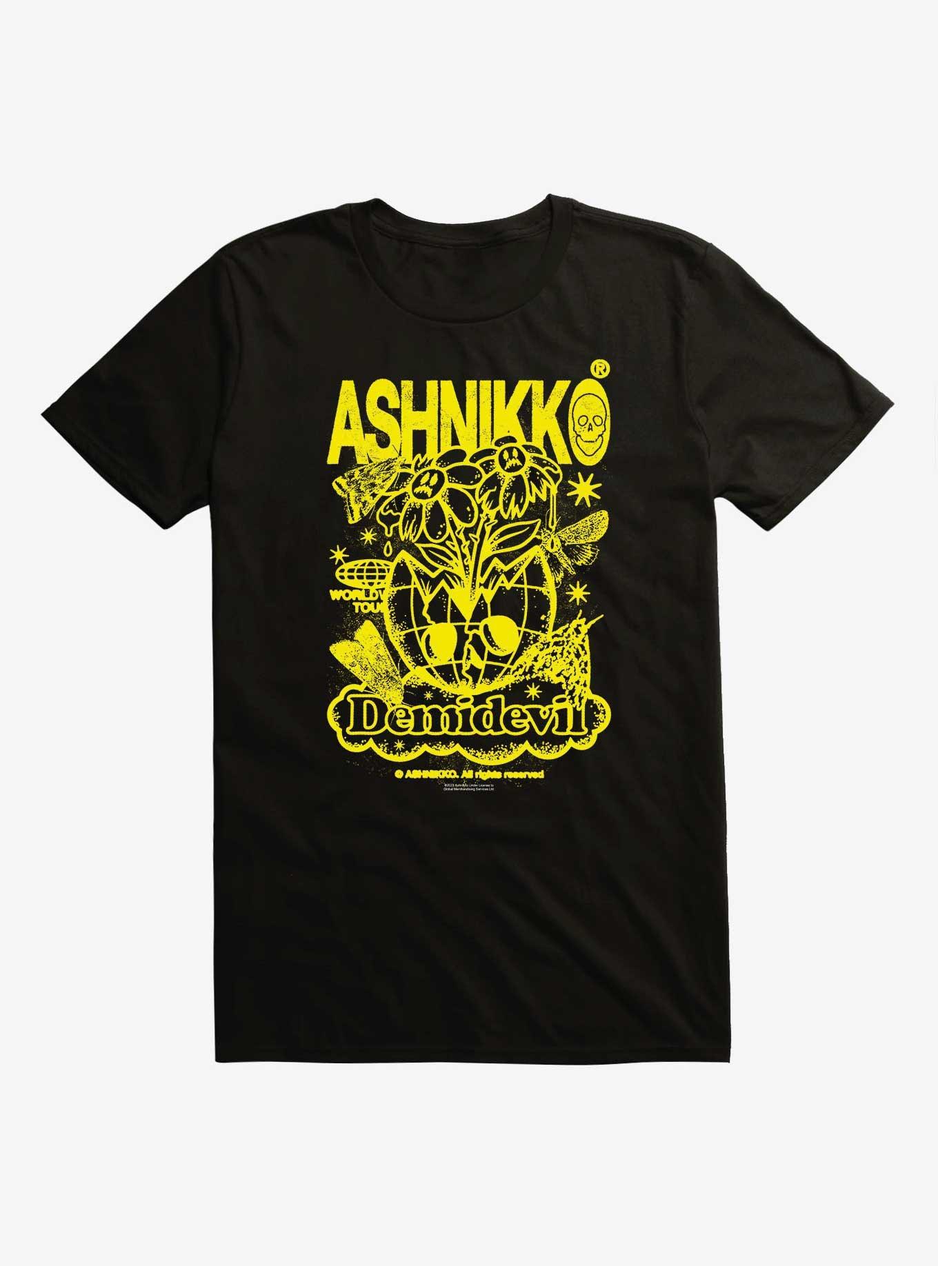 Ashnikko Worldwide Tour Demidevil Extra Soft T-Shirt, BLACK, hi-res