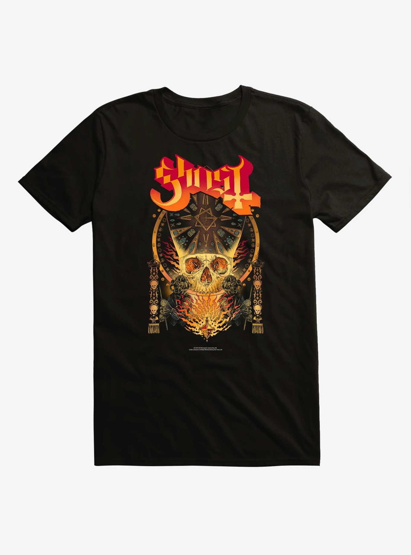 Ghost Impera Skull Extra Soft T-Shirt, BLACK, hi-res